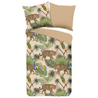 WENDEBETTWÄSCHE Tropical Renforcé 135/200 cm  - Multicolor, Natur, Textil (135/200cm)