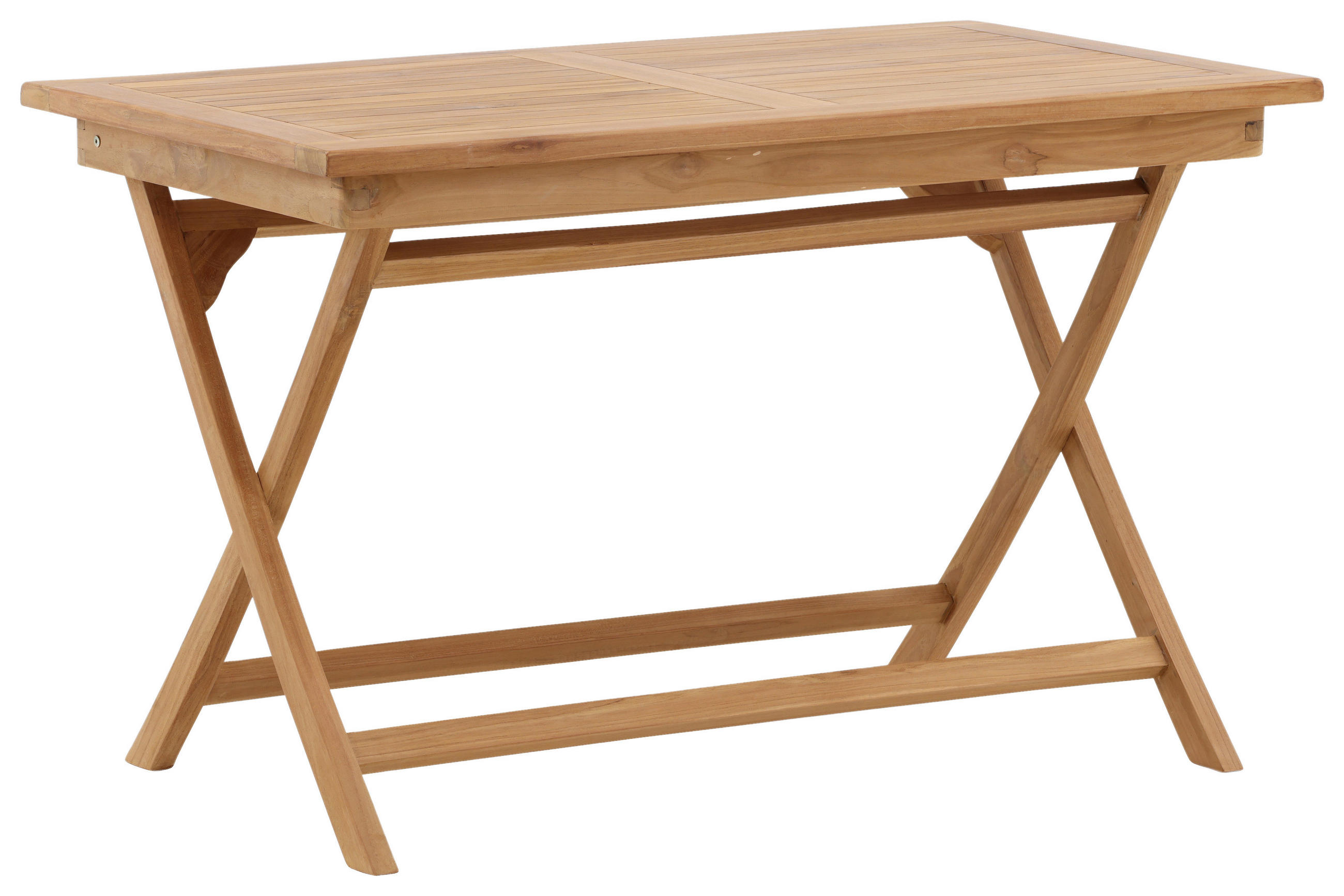 GARTENTISCH 120/70/75 cm - Teakfarben, KONVENTIONELL, Holz (120/70/75cm) - Gardenson