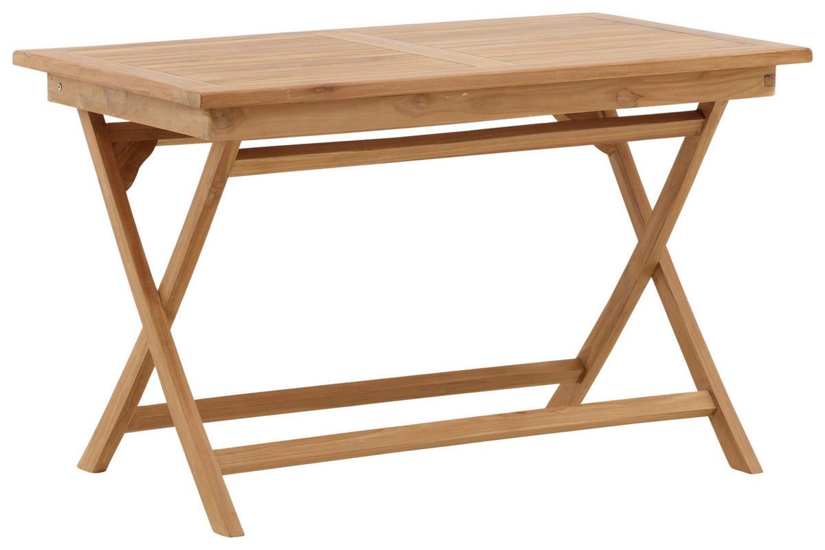 GARTENTISCH 120/70/75 cm Holz  - Teakfarben, KONVENTIONELL, Holz (120/70/75cm) - Gardenson