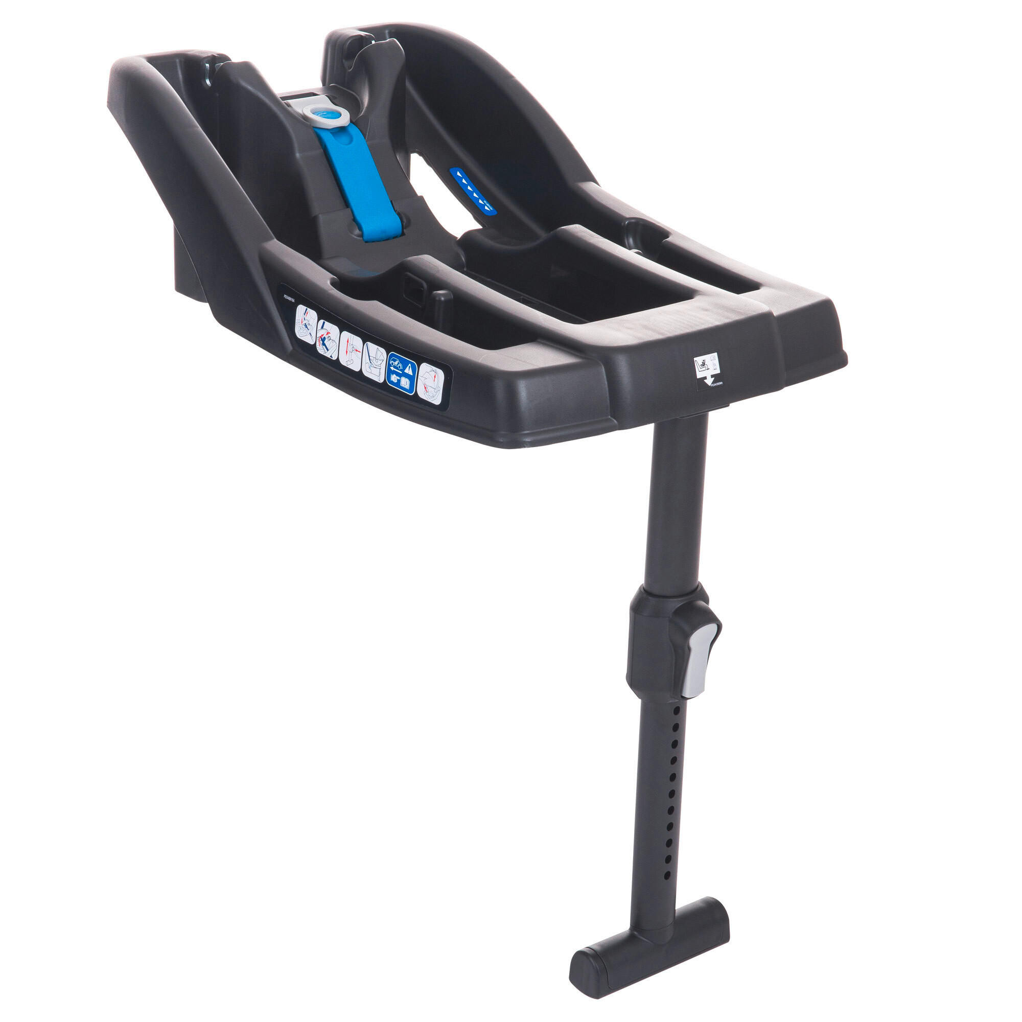 BASISSTATION Snugride Base  - Schwarz, Basics, Kunststoff (52/71/39cm) - Graco