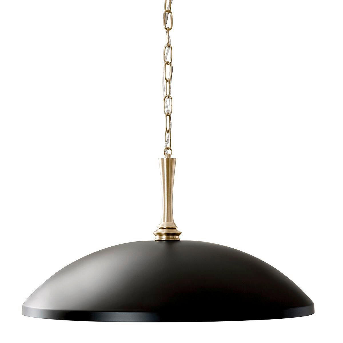 HÄNGELEUCHTE    - Champagner/Schwarz, Konventionell, Metall (225.9/33/50.8cm) - Elstead Lighting