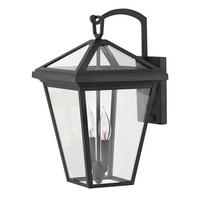 AUSSENWANDLEUCHTE - Schwarz, Konventionell, Glas/Metall (25,4/28,6/45,9cm) - Elstead Lighting
