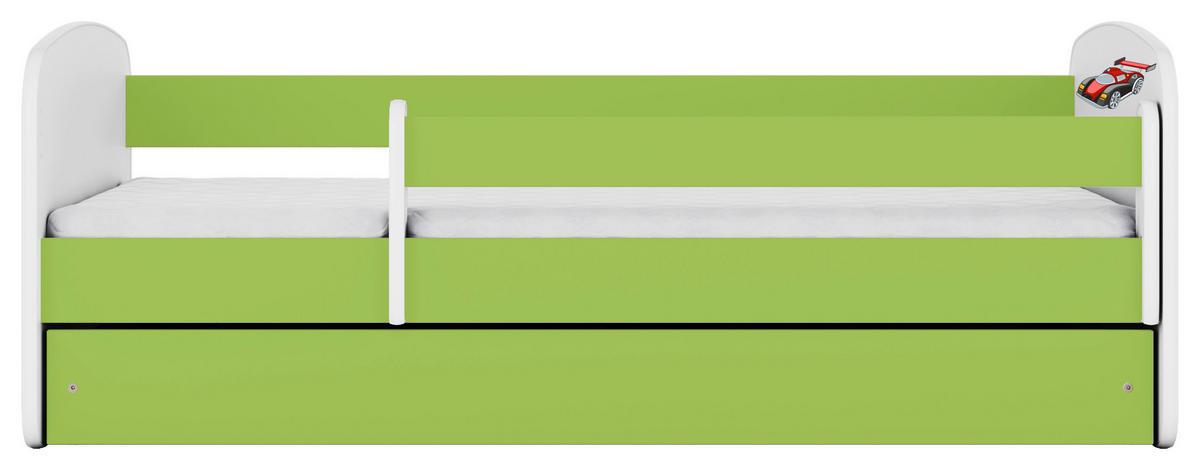 KINDER-/JUNIORBETT - Birkefarben/Weiß, MODERN, Holz/Holzwerkstoff (80/160cm) - MID.YOU