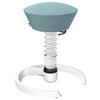 BÜROHOCKER 55/45,66/55 cm  - Pastellblau/Weiß, Basics, Textil/Metall (55/45,66/55cm) - Aeris