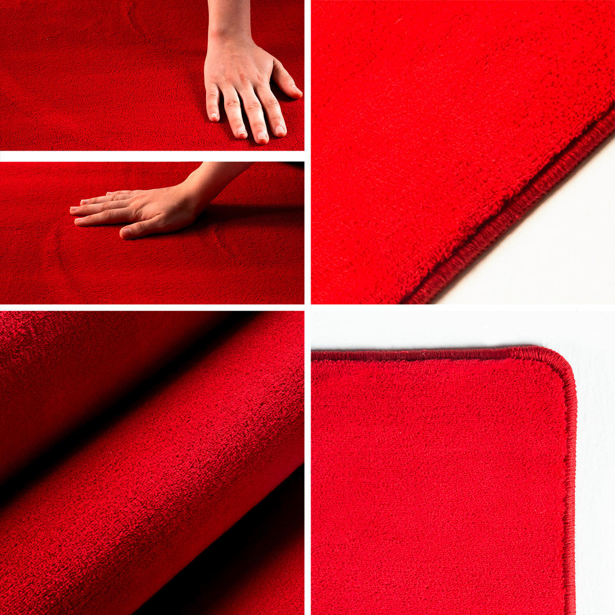 FLACHWEBETEPPICH 240/340 cm Sky Rot  - Rot, Design, Textil (240/340cm) - Novel