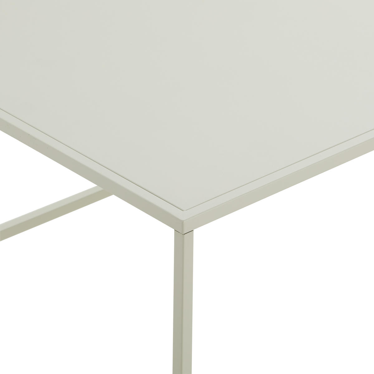 COUCHTISCH in Metall 60/90/40 cm  - Silberfarben/Creme, Basics, Metall (60/90/40cm) - MID.YOU