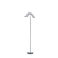 LED-STEHLEUCHTE TWICE 48/180 cm   - Alufarben, Design, Metall (48/180cm) - Hell