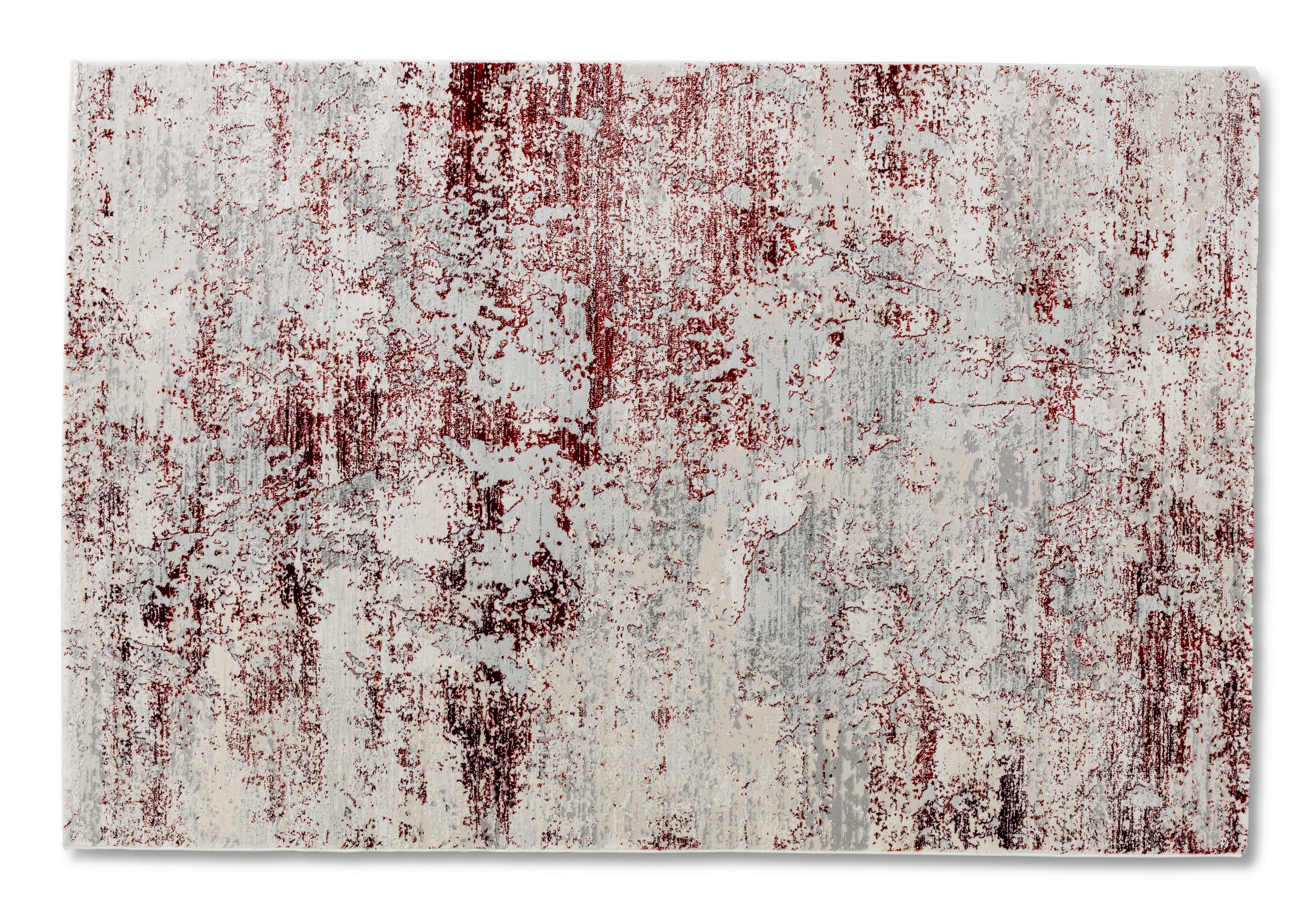 WEBTEPPICH 80/150 cm Antea Creme, Rot  - Rot/Creme, Design, Textil (80/150cm) - Novel