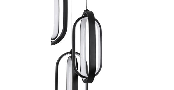 LED-HÄNGELEUCHTE 34/250 cm - Schwarz, Design, Kunststoff/Metall (34/250cm) - Novel