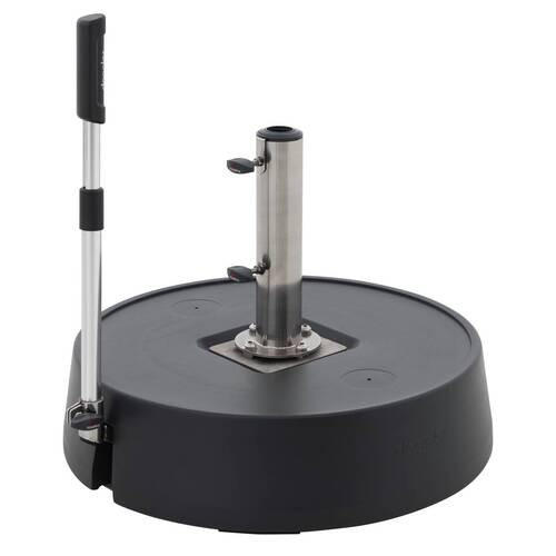 SONNENSCHIRMSTÄNDER Anthrazit  - Anthrazit, KONVENTIONELL, Stein (60/21/60cm) - Doppler