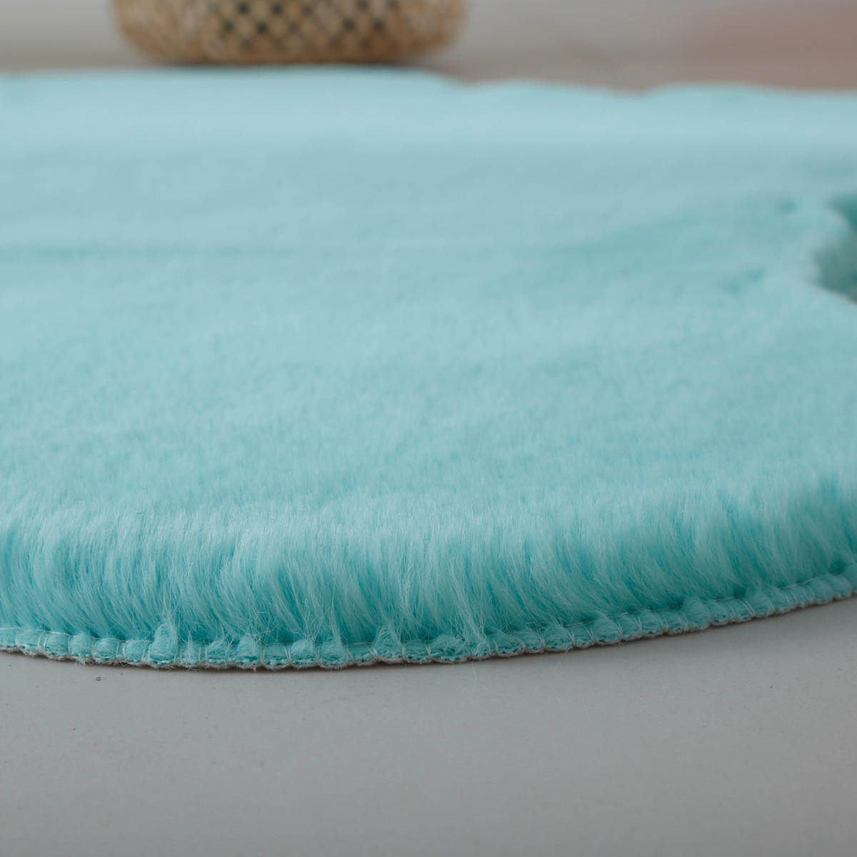 KINDERTEPPICH 80/100 cm CATY  - Mintgrün, Basics, Leder/Textil (80/100cm) - Ben'n'jen
