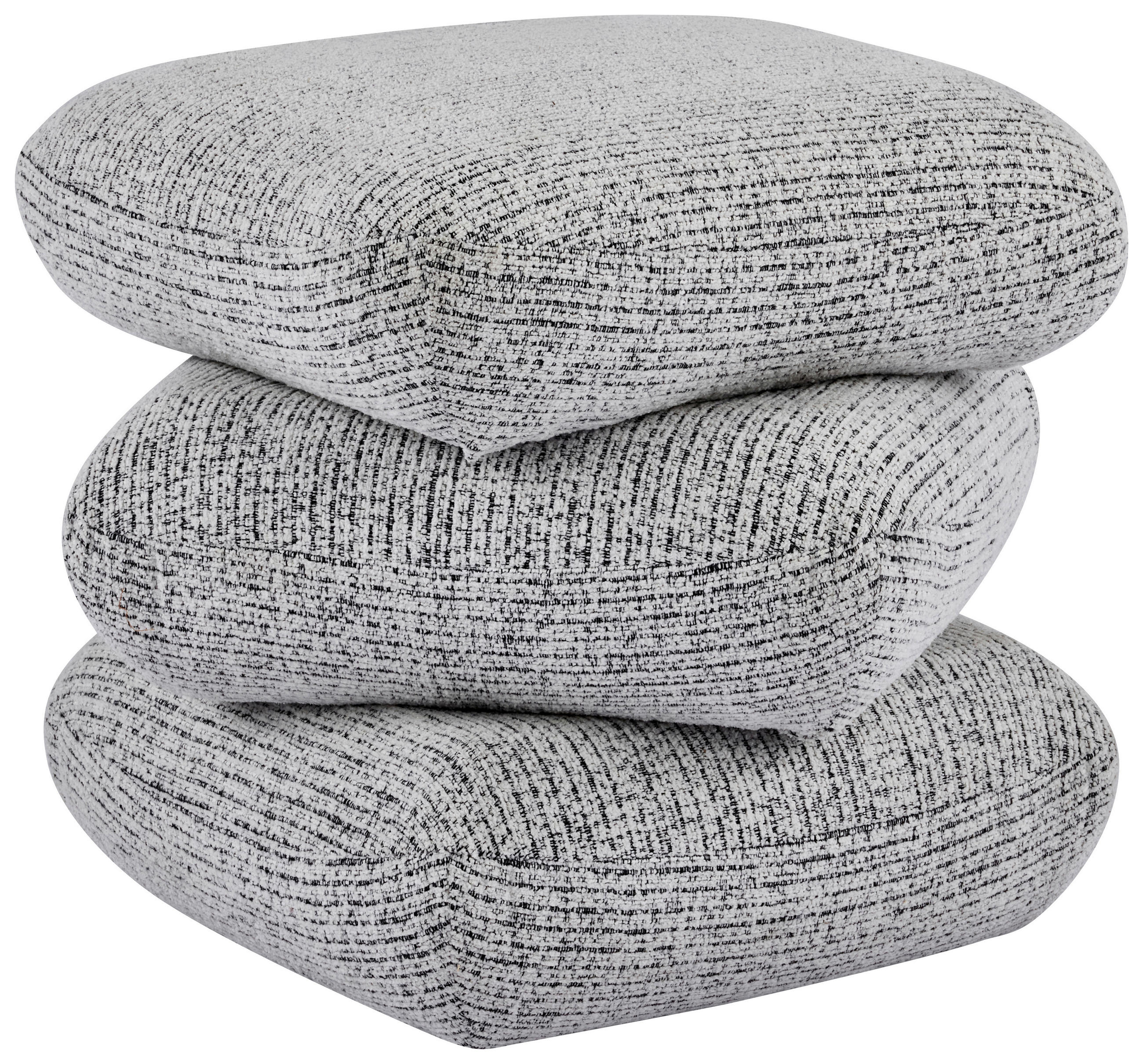 HOCKER Holz, Textil Grau  - Grau, Konventionell, Holz/Textil (55/45/55cm) - Xora