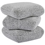 HOCKER in Holz, Textil Grau  - Grau, KONVENTIONELL, Holz/Textil (55/45/55cm) - Xora