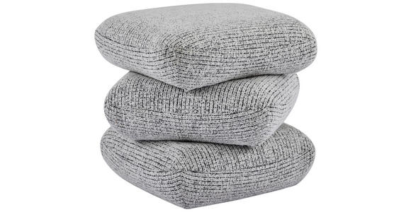 HOCKER in Holz, Textil Grau  - Grau, KONVENTIONELL, Holz/Textil (55/45/55cm) - Xora