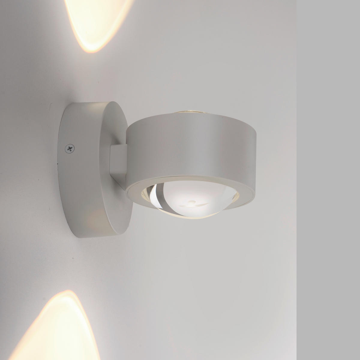 LED-WANDLEUCHTE 12,4/9/9 cm   - Sandfarben, Design, Kunststoff/Metall (12,4/9/9cm) - Schöner Wohnen