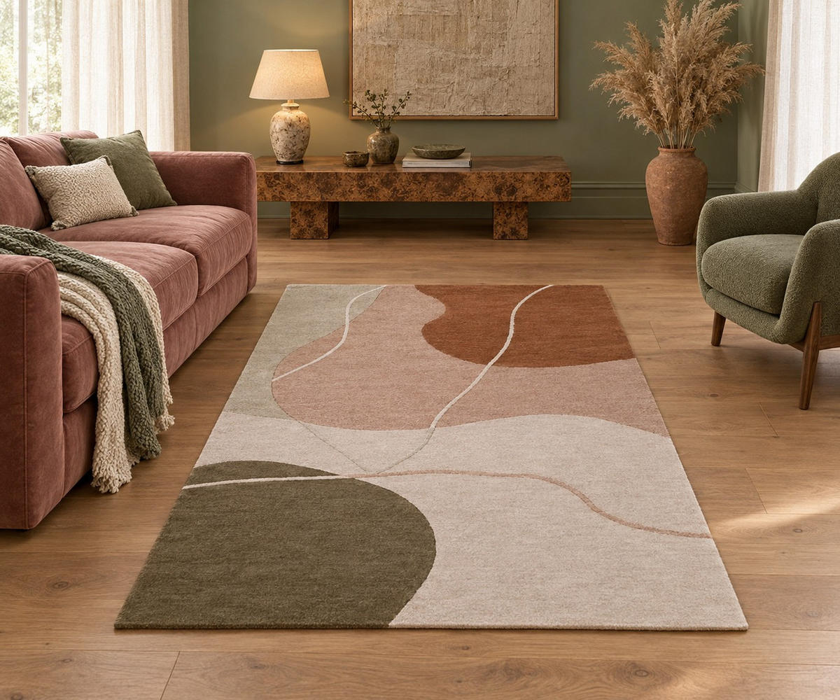 TUFTTEPPICH 120/170 cm Kollektion 1876 Arteo Creme, Rosa rechteckig  - Creme/Rosa, Basics, Textil (120/170cm) - Villeroy & Boch