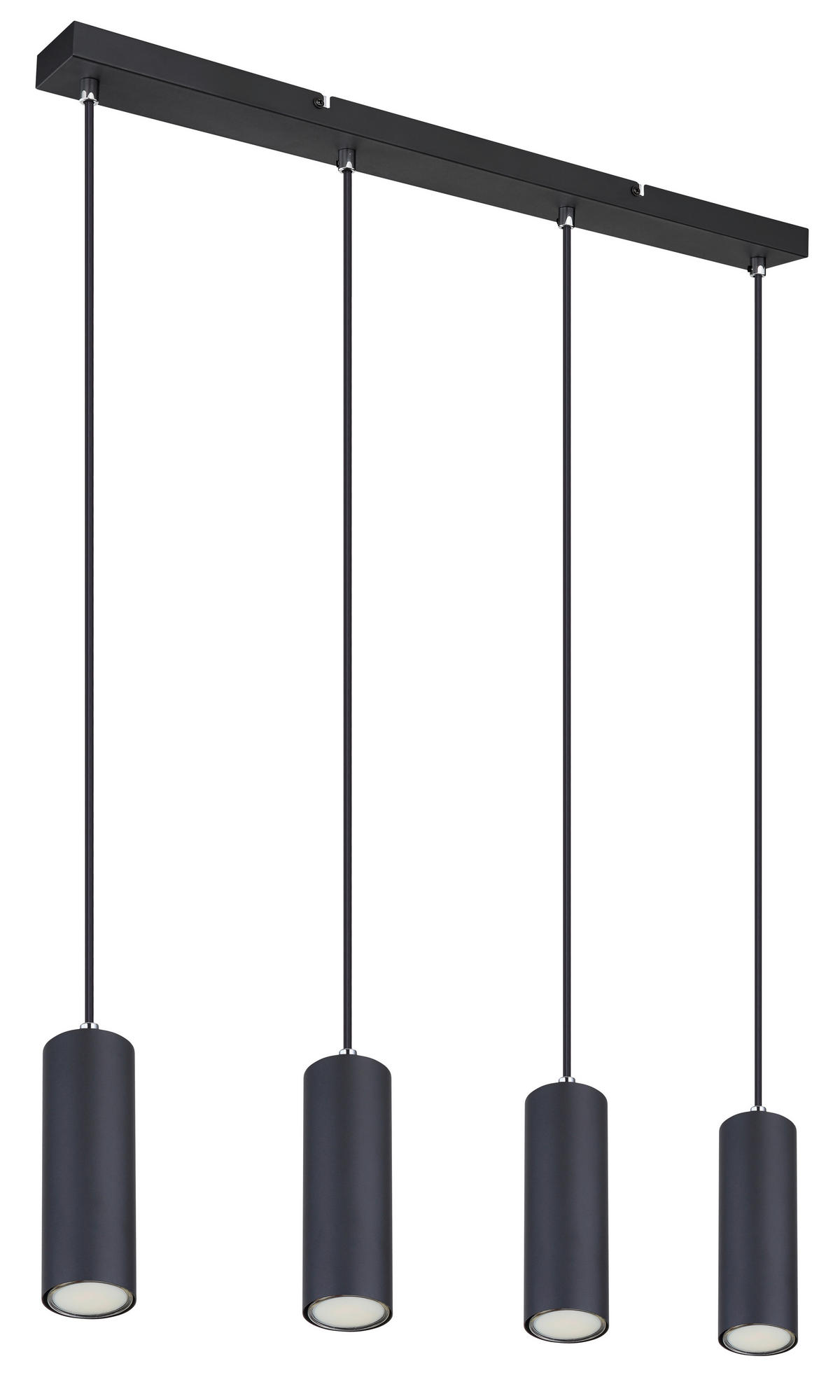 ZÁVĚSNÉ SVÍTIDLO, 65/6/120 cm  - černá, Design, kov (65/6/120cm)