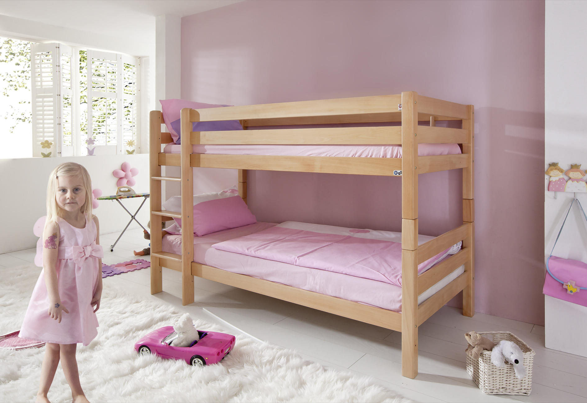 PALANDA - přírodní barvy, Basics, dřevo (208/140/103cm) - Linea Natura