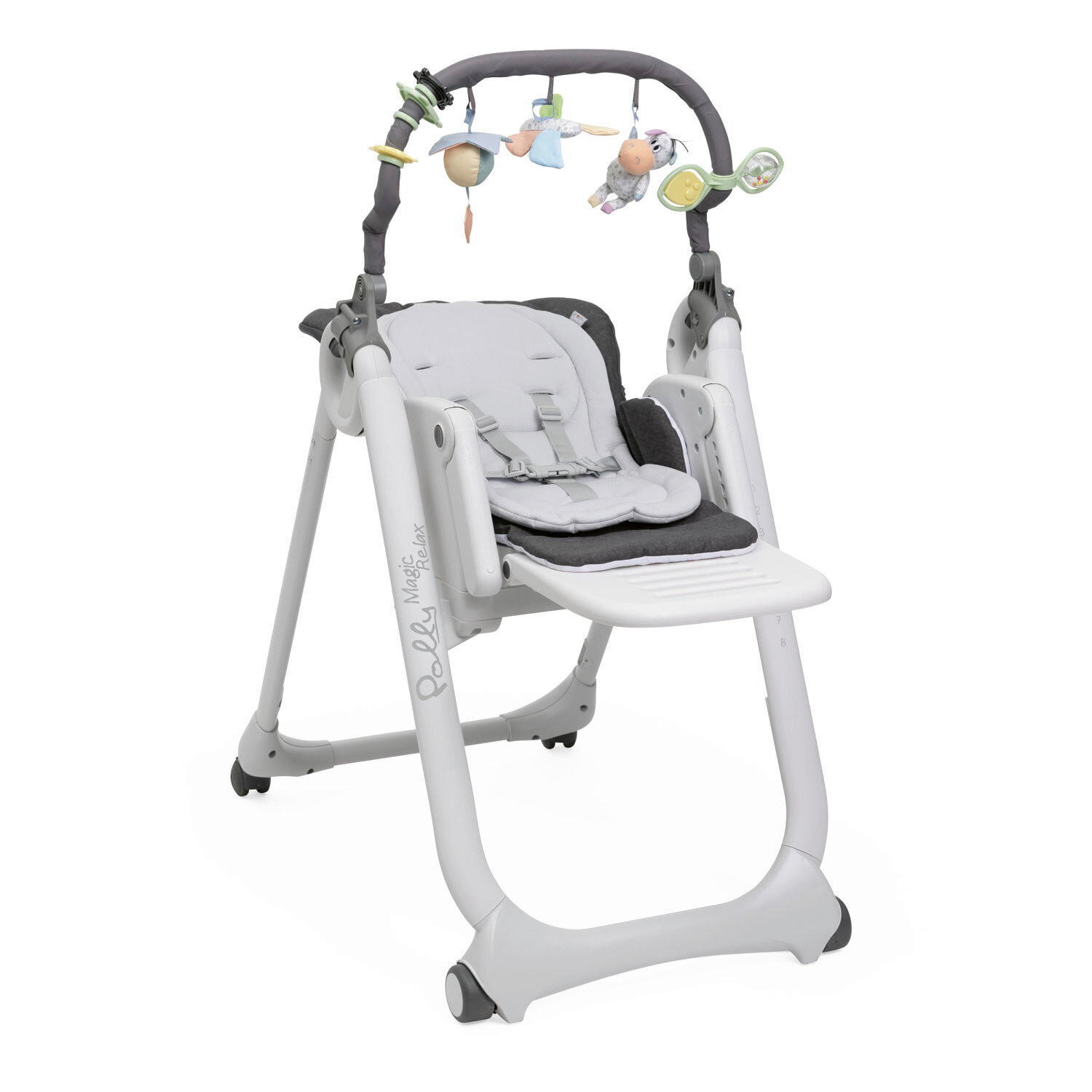 HOCHSTUHL POLLY MAGIC RELAX Grau - Grau, Basics, Kunststoff/Metall (53/85/106/83,5cm) - Chicco
