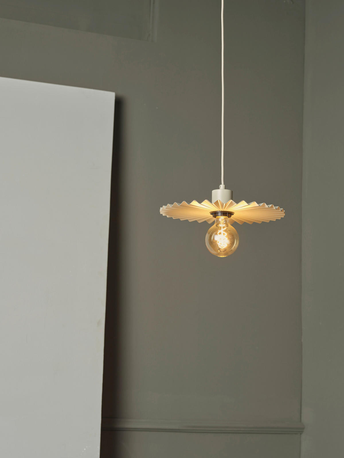 HÄNGELEUCHTE 29.5/110 cm  - Beige, Basics, Metall (29.5/110cm) - Osram