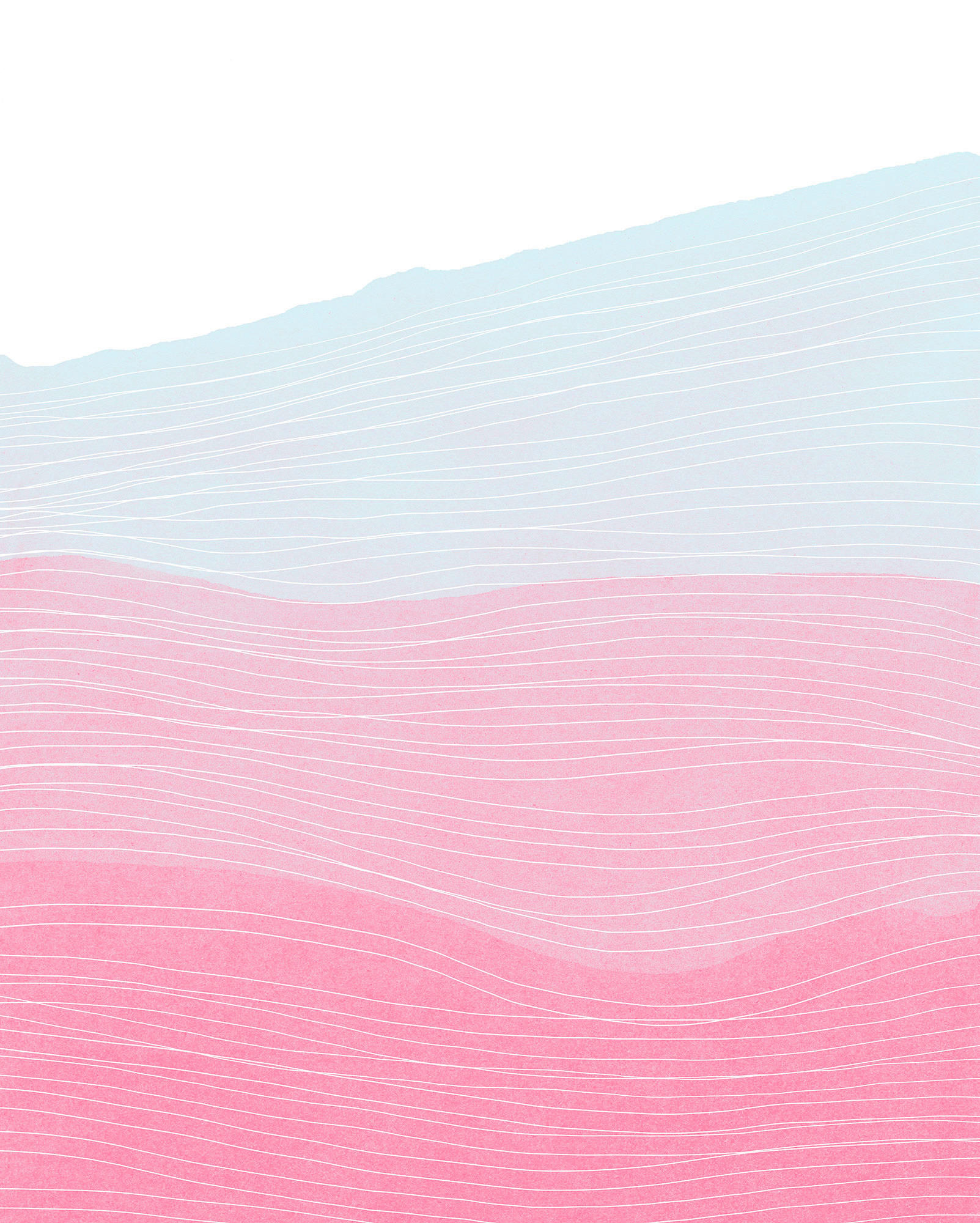 Xora Vliestapete Rosa, Weiß, Pink 200x250 cm
