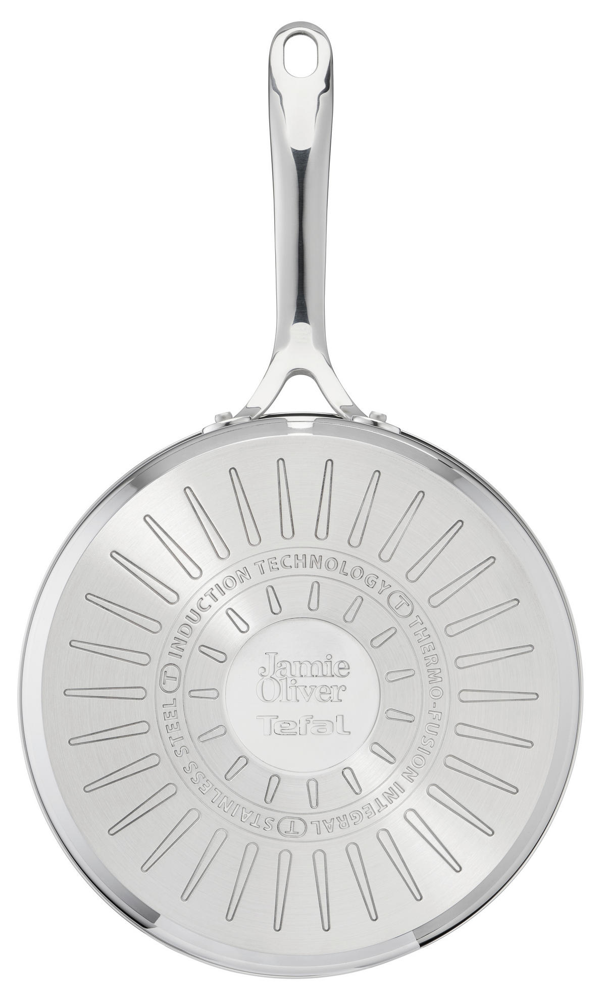 SCHMORPFANNE Jamie Oliver COOK SMART 25 cm  - Chromfarben, Basics, Glas/Metall (25cm) - Tefal