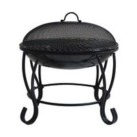 FEUERSTELLE  - Schwarz, Basics, Metall (45cm) - Ambia Garden