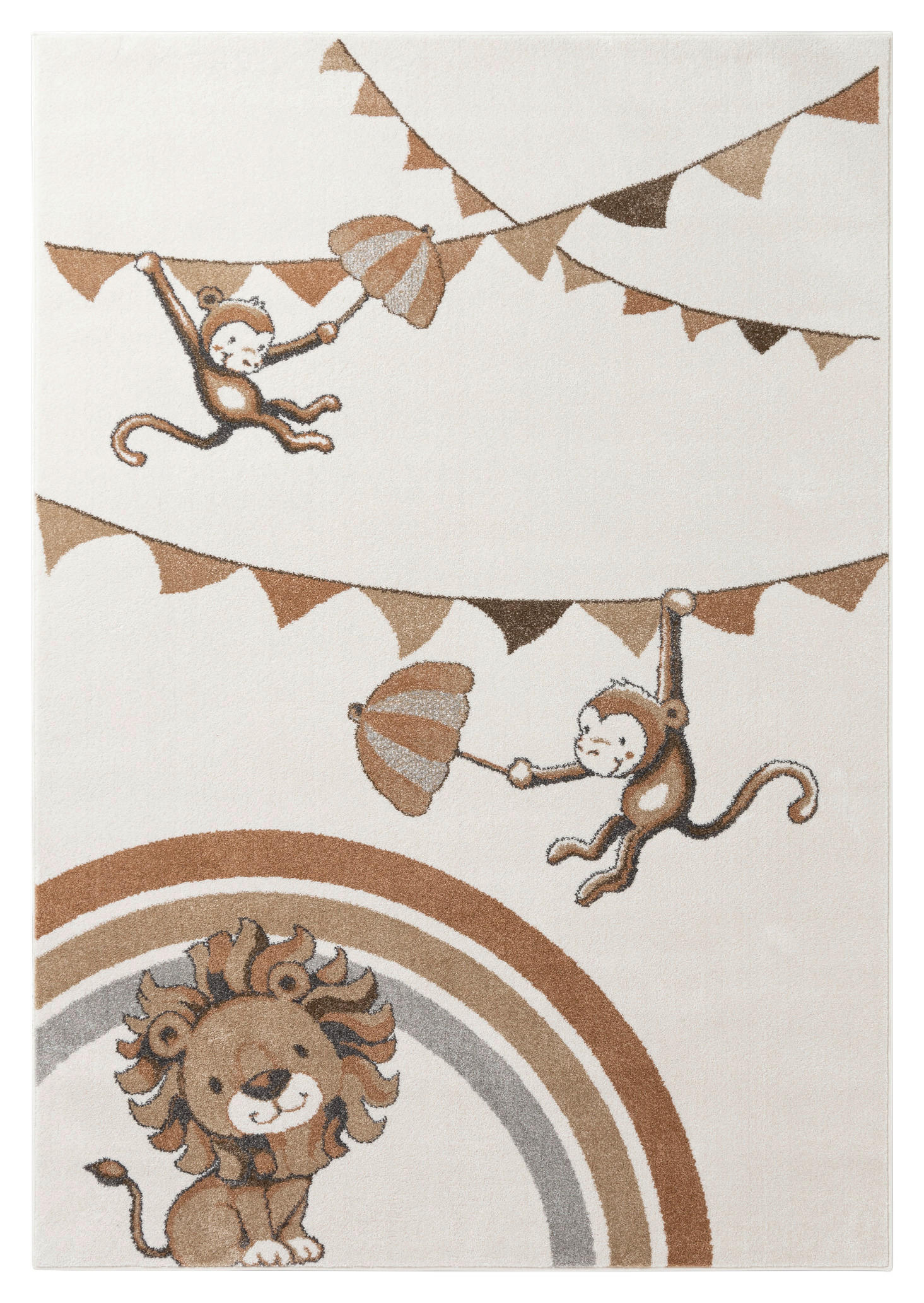 KINDERTEPPICH 120/170 cm Boho Kids  - Hellbraun/Multicolor, Basics, Kunststoff (120/170cm) - Villeroy & Boch