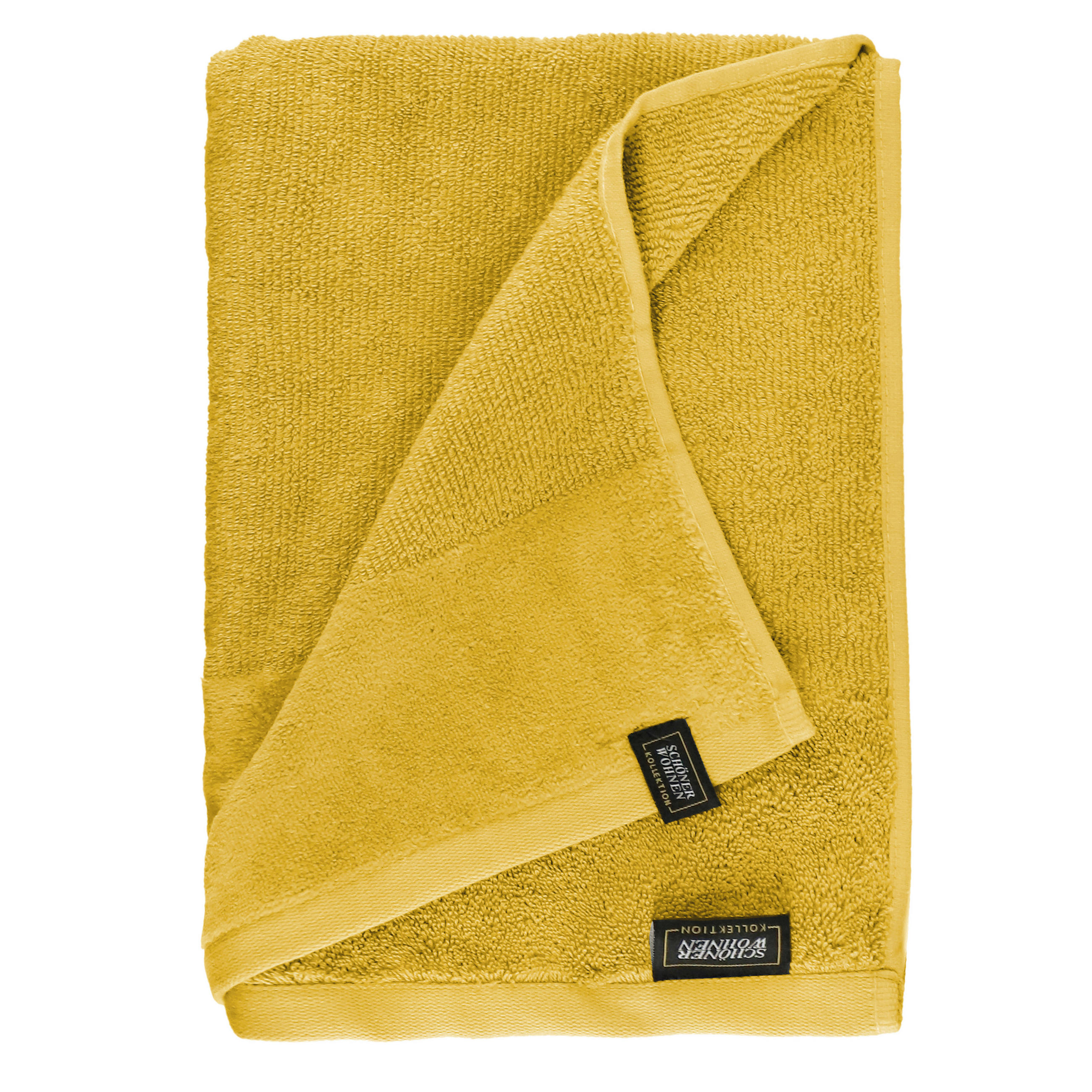 SAUNATUCH 80/180 cm SW-Sense Gelb  - Gelb, Basics, Textil (80/180cm) - Schöner Wohnen