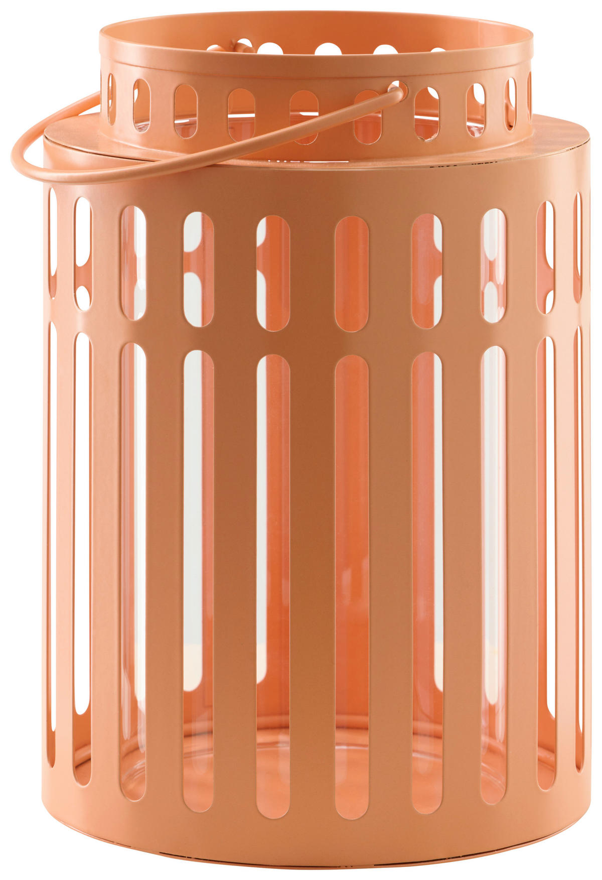 LATERNE - Orange, Basics, Metall (12/17cm)