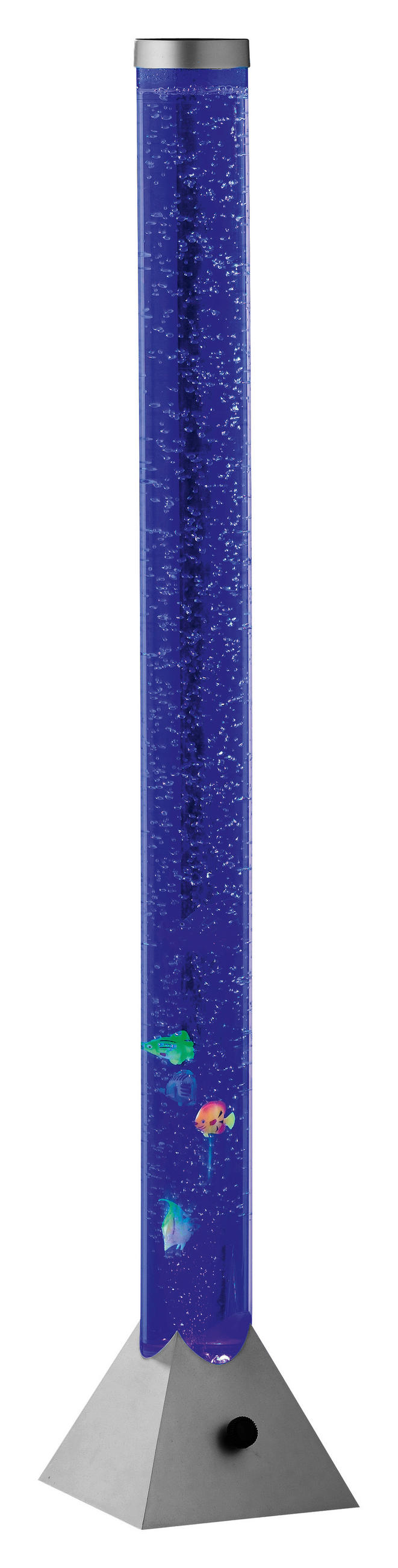 PODNA LED LAMPA - providno/boja titanijuma, Trendi, plastika (21/130cm) - Xora