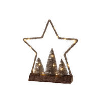 LED-TISCHLEUCHTE - LIFESTYLE, Naturmaterialien/Holz (8,50/29,00/32,00cm)
