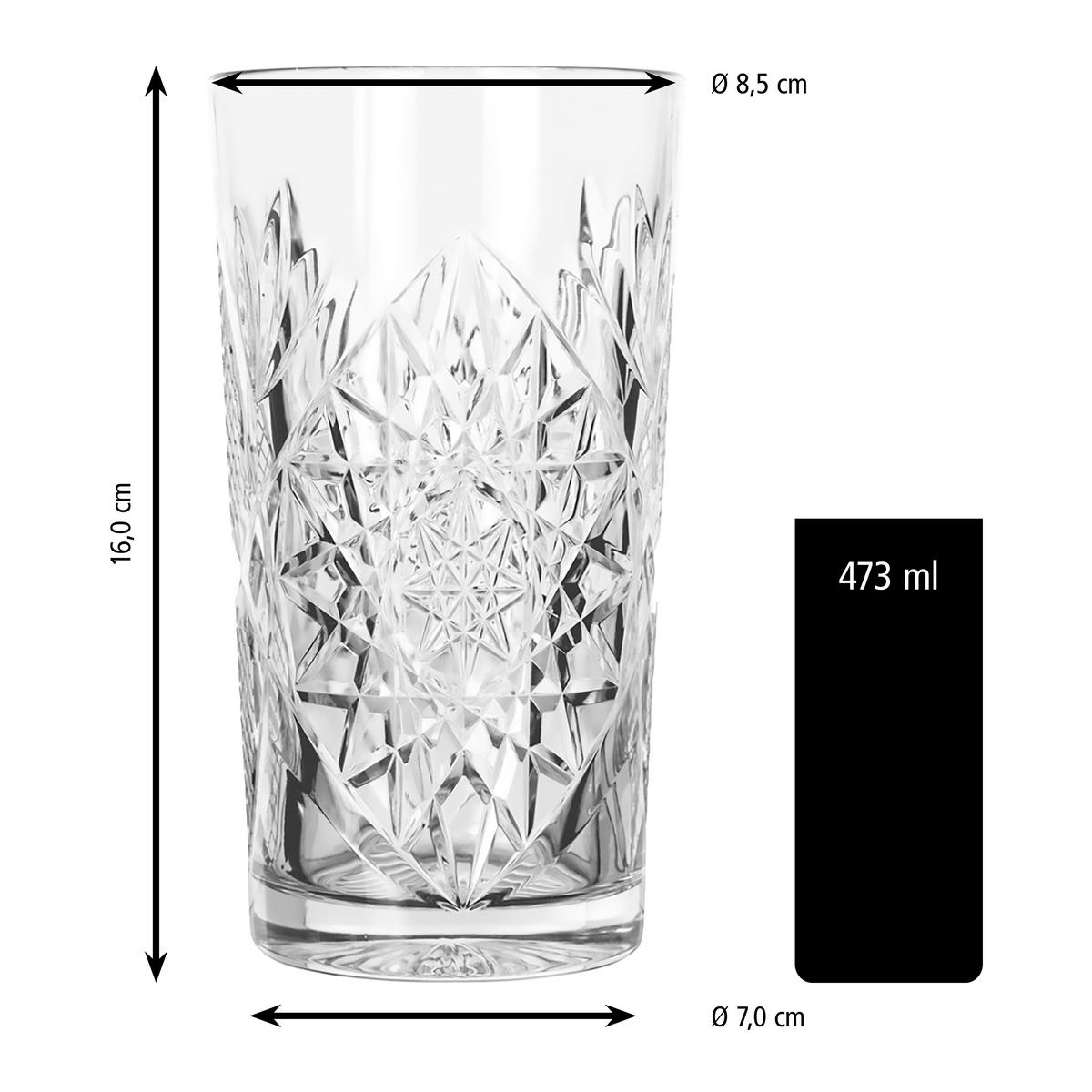 GLÄSERSET HOBSTAR  12-teilig  - Klar, Basics, Glas (8,5/16cm)
