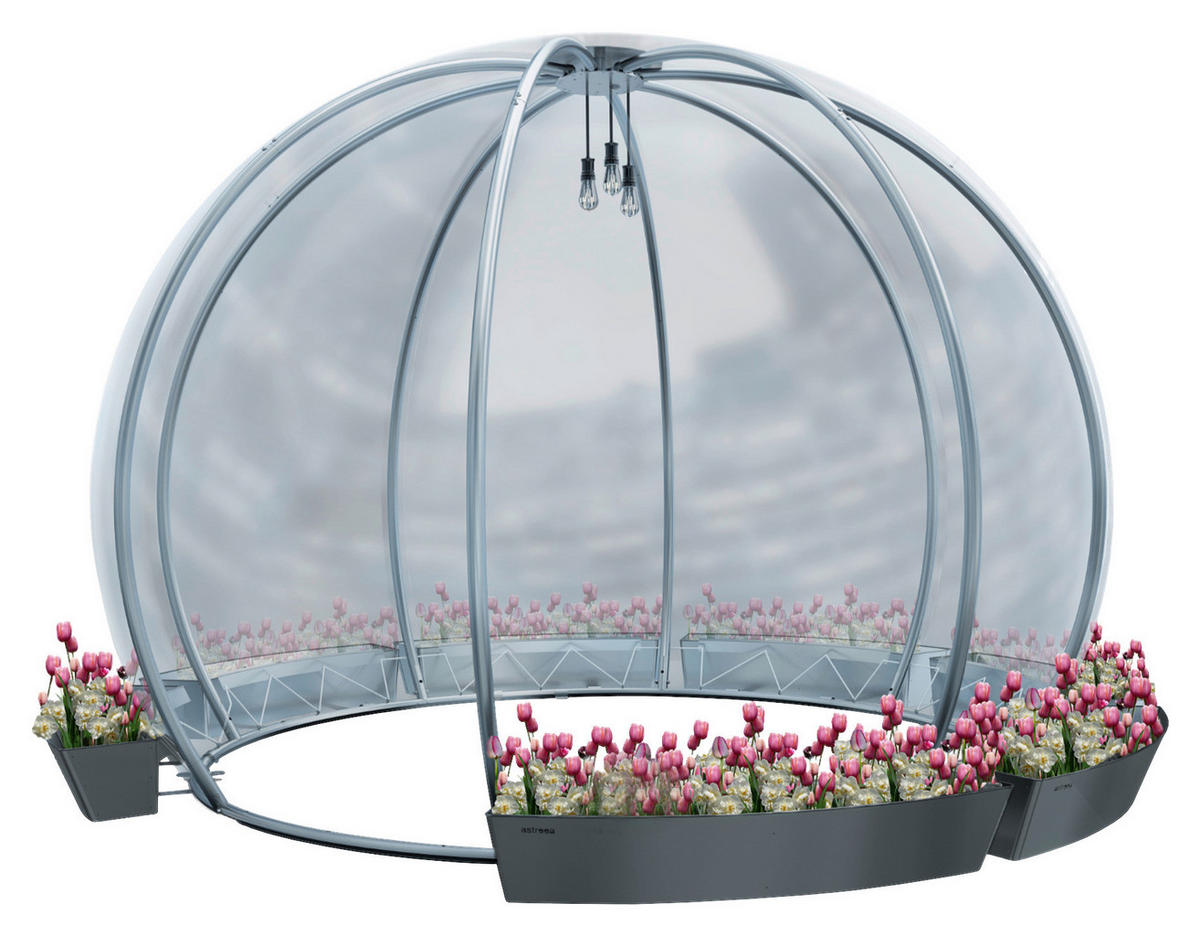 BLUMENKASTEN  - Anthrazit, Basics, Metall (106/20/26cm)