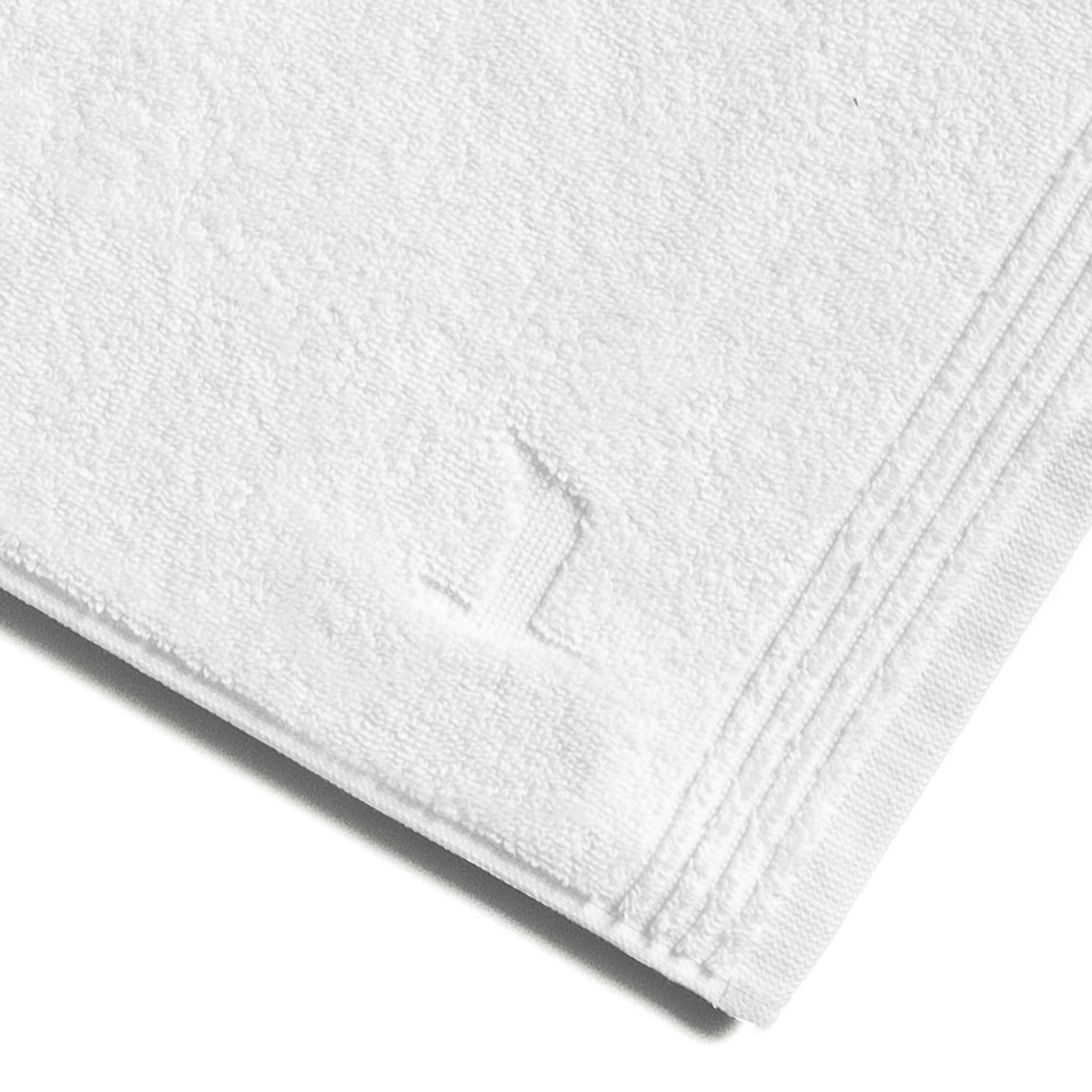 BADEMATTE Weiß 50/70 cm  - Weiß, Basics, Textil (50/70cm) - Moeve