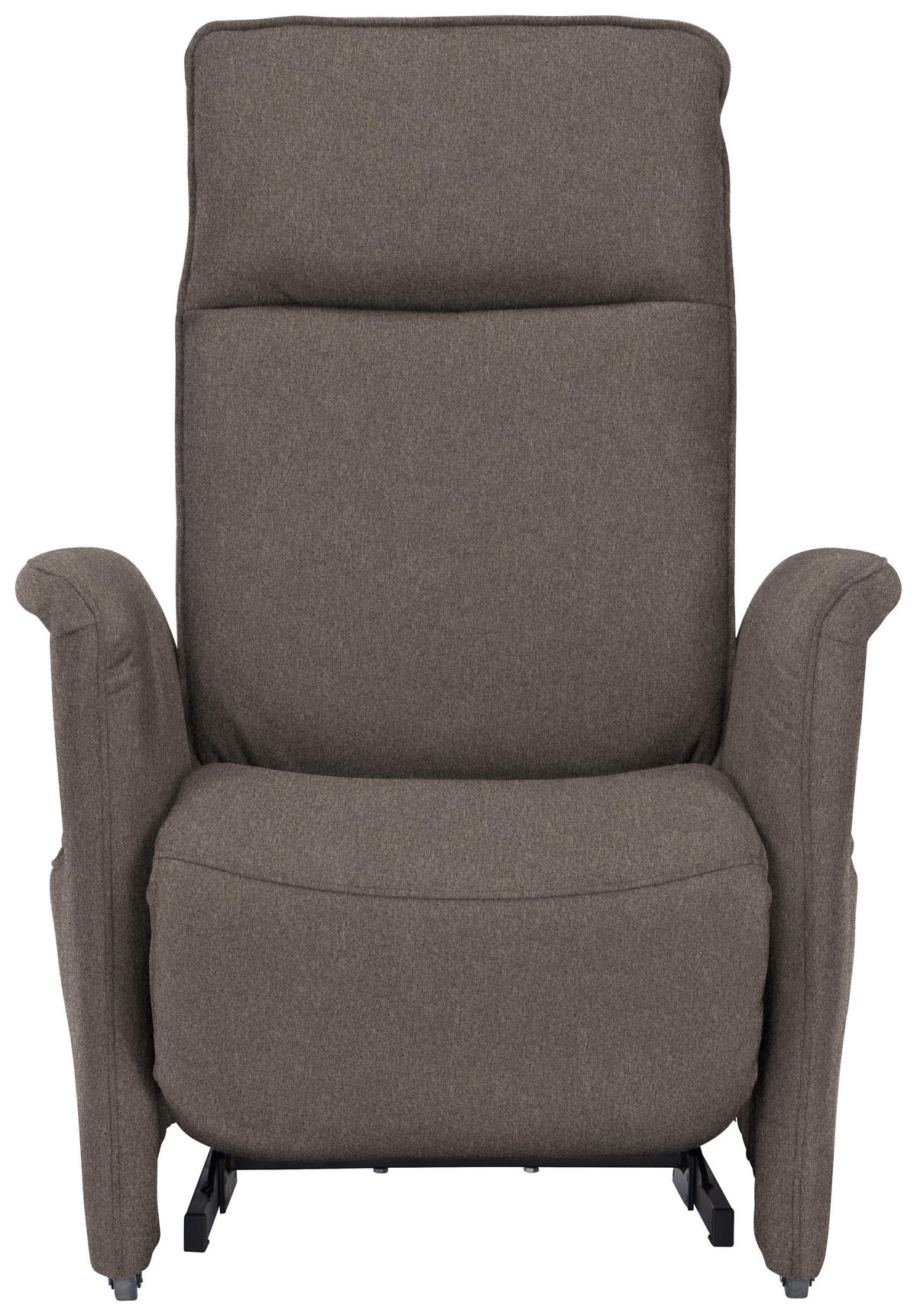 FERNSEHSESSEL in Chenille Graubraun  - Graubraun, Konventionell, Kunststoff/Textil (79-83/108/87cm) - Valdera