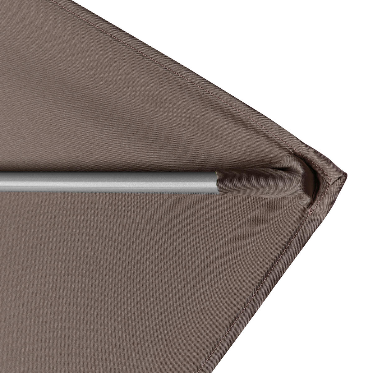 SLUNEČNÍK 300/200 cm - barvy stříbra/šedobéžová, Design, kov/textil (300/200cm) - Doppler
