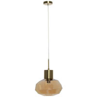 ZÁVESNÉ SVIETIDLO, 32/32/32 cm  - jantárová, Basics, kov/sklo (32/32/32cm) - MID.YOU