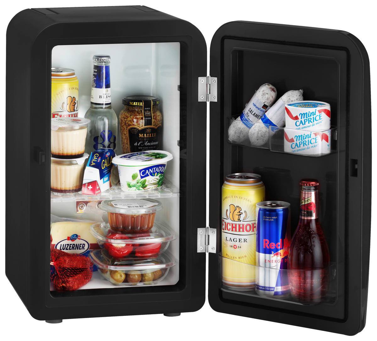 KÜHLBOX Schwarz 17 L  - Schwarz, KONVENTIONELL, Kunststoff (32/28,5/46cm)