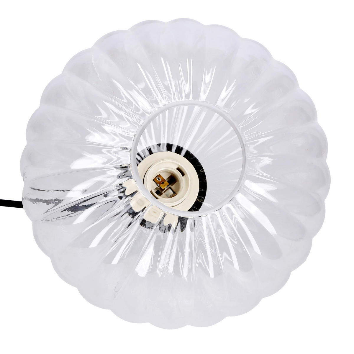 PENDELLAMPA Exeter 24/24/90 cm  - svart, Design, metall/glas (24/24/90cm)