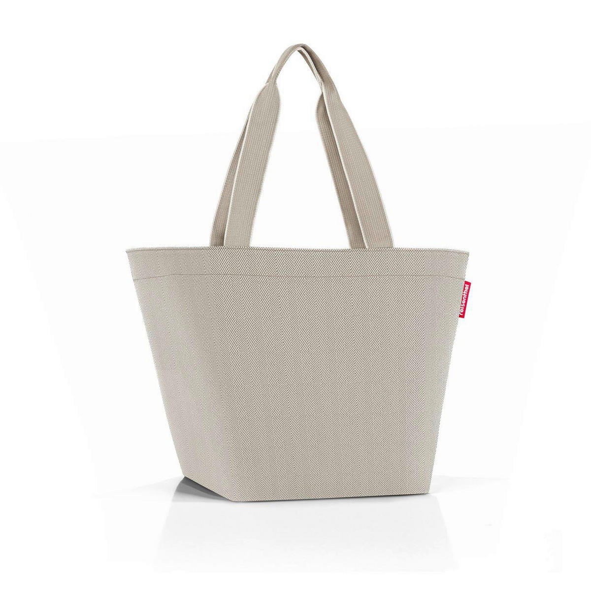 SHOPPER  - Beige/Schwarz, Basics, Kunststoff/Textil (51/30,5/26cm) - Reisenthel