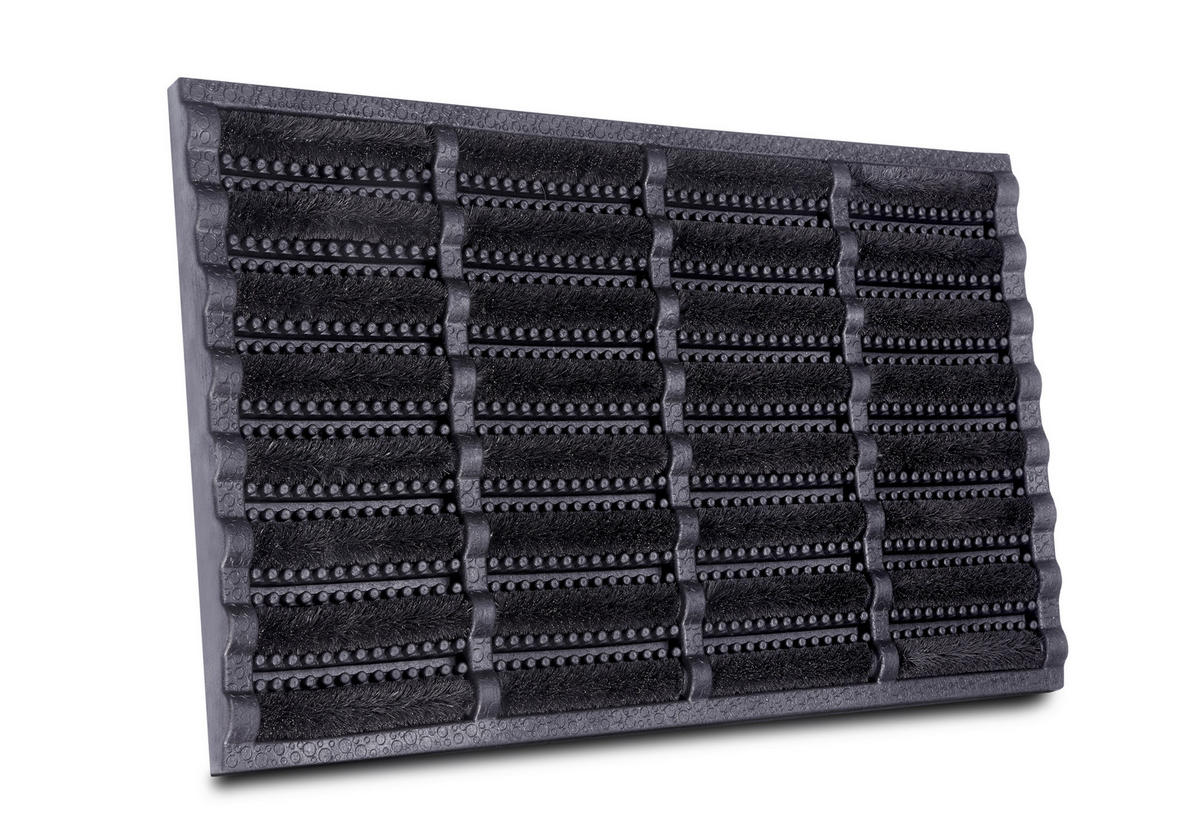 KOKOSMATTE 45/75 cm Mix Mats  - Schwarz, Basics, Naturmaterialien/Kunststoff (45/75cm) - Esposa