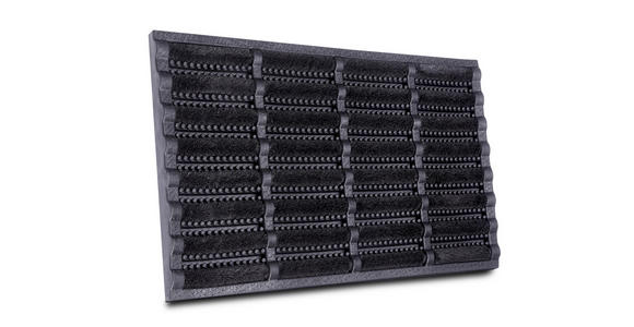 KOKOSMATTE 40/60 cm Mix Mats - Schwarz, Basics, Naturmaterialien/Kunststoff (40/60cm) - Esposa