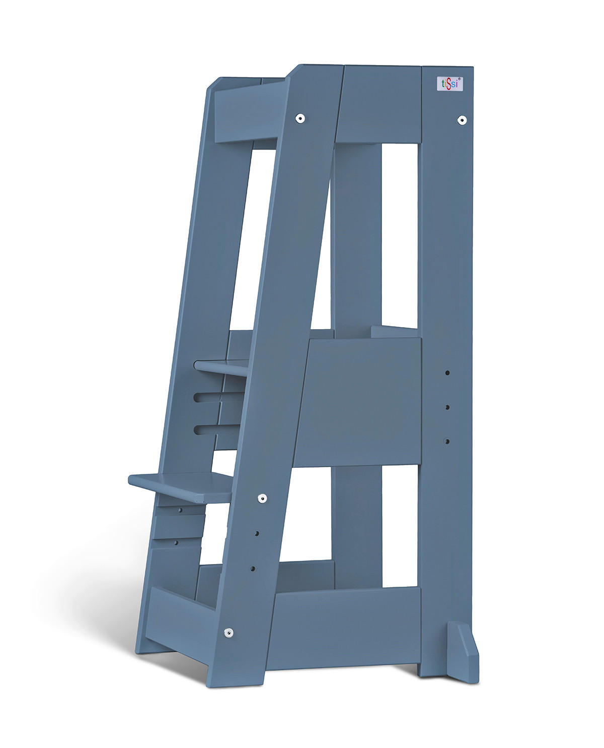 LERNTURM Felix  - Blau, MODERN, Holz (40/89/40cm) - tiSsi