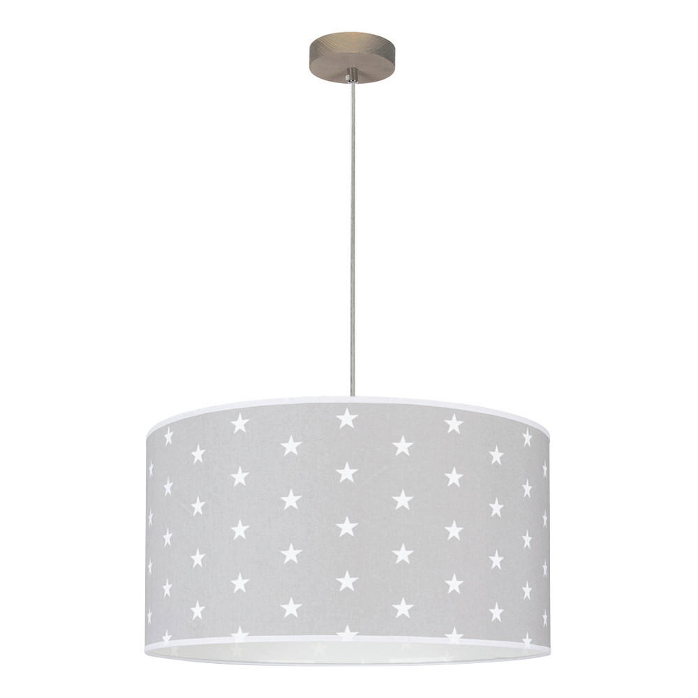 HÄNGELEUCHTE 93851371 FIETE 45/45/125 cm  - Grauweiß, Design, Textil (45/45/125cm)