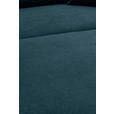 ECKSOFA  in Webstoff Petrol  304/196 cm  - Petrol/Schwarz, KONVENTIONELL, Textil/Metall (304/196cm) - Hom`in
