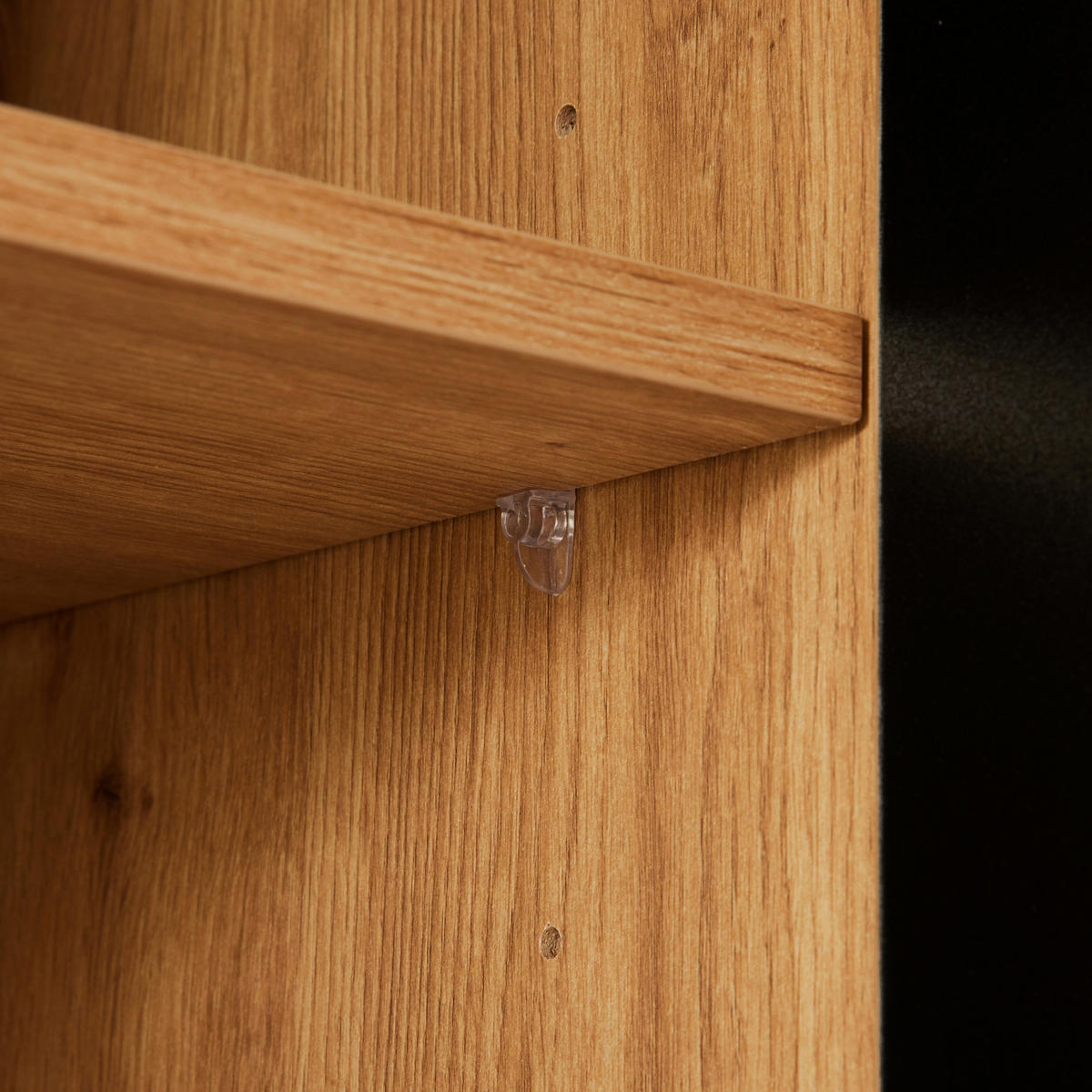 SIDEBOARD  213/80/40 cm 2 Schublade(n)  - Schwarz/Eiche Artisan, MODERN, Holzwerkstoff/Metall (213/80/40cm) - Xora