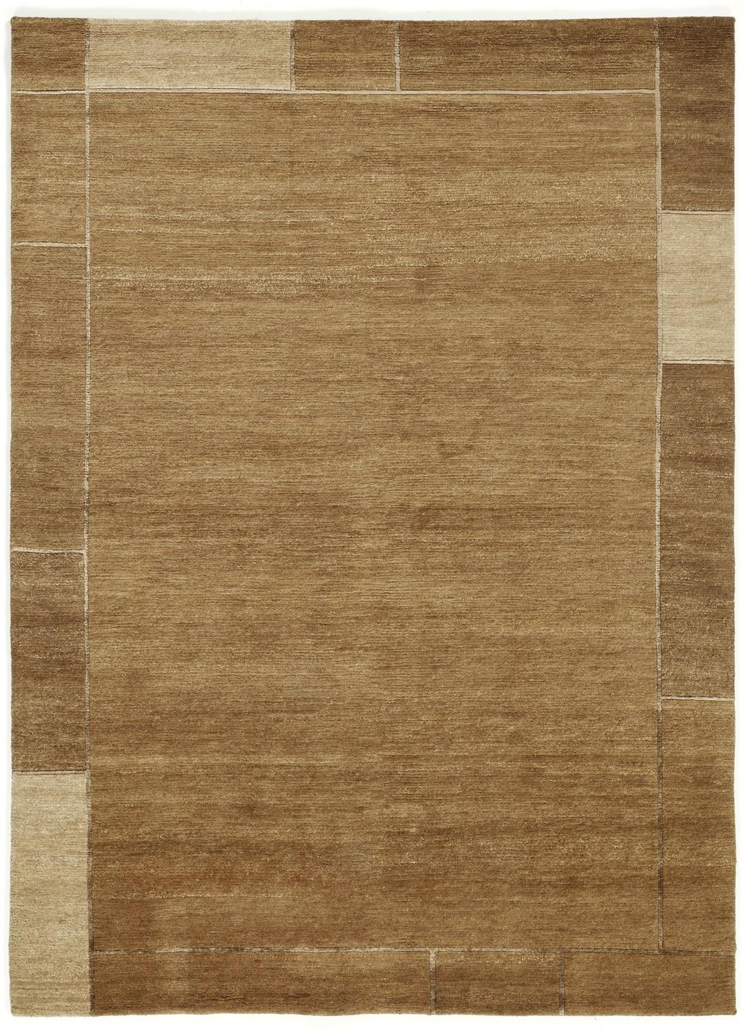 WOLLTEPPICH 90/160 cm Braun  - Braun, Basics, Textil (90/160cm) - Cazaris