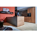 EINBAUKÜCHE   - Eichefarben/Anthrazit, Natur, Holzwerkstoff/Stein - Dieter Knoll