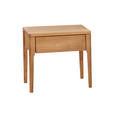 NACHTKÄSTCHEN in massiv Wildeiche Wildeiche  - Wildeiche, KONVENTIONELL, Holz (45,5/43/33,5cm) - Linea Natura